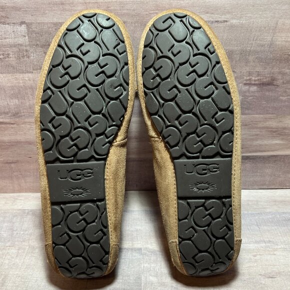 UGG Dakota Slip on Mocassin Suede Light Tan Women's Size 11 - Picture 5 of 10